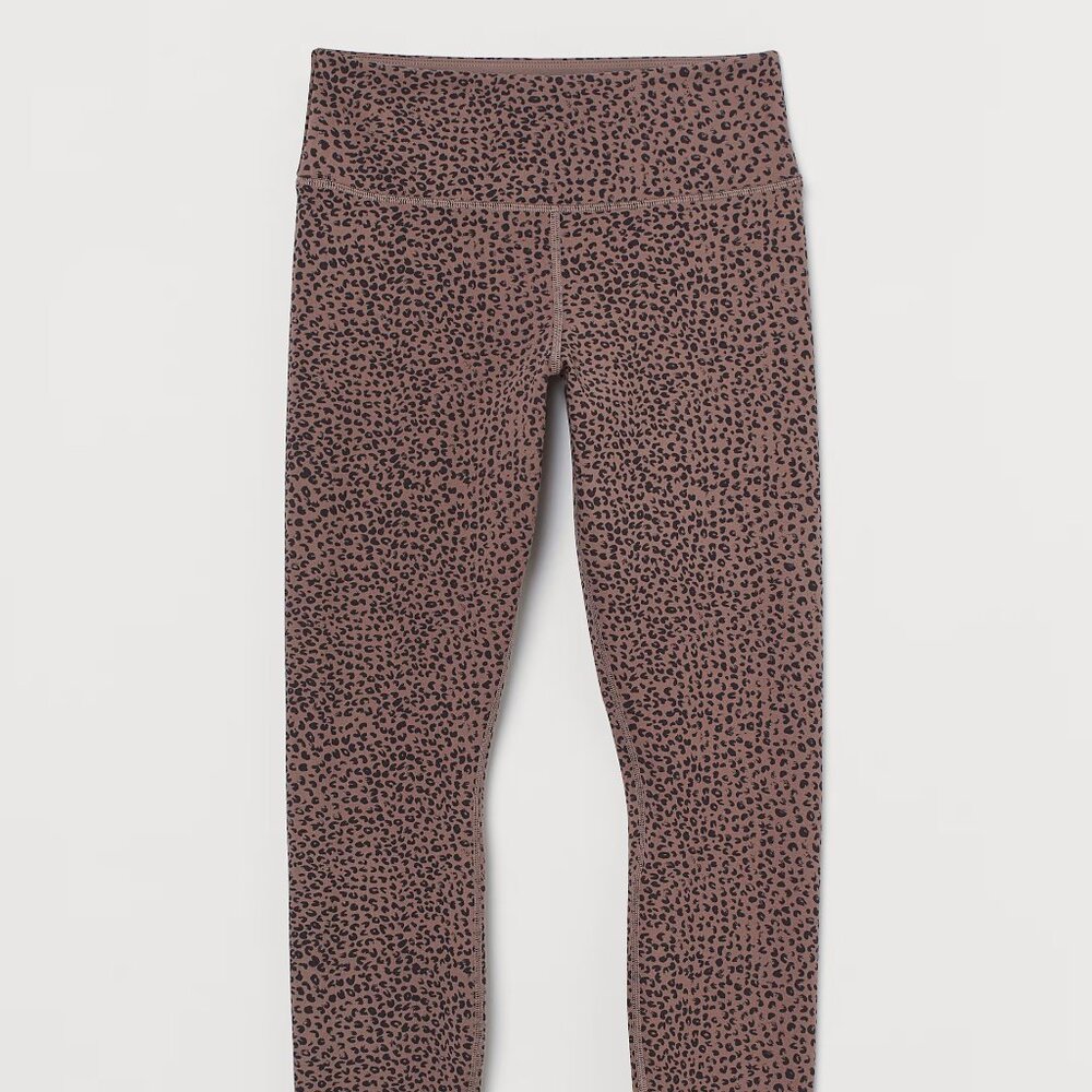 (NWT) H&M - leopard print sports leggings (medium)